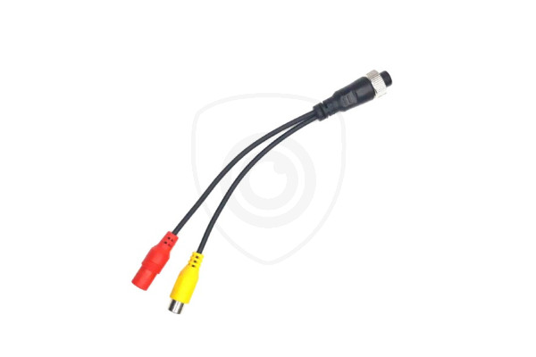 Redukce 4-PIN samice / 1x RCA samice + DC konektor samice