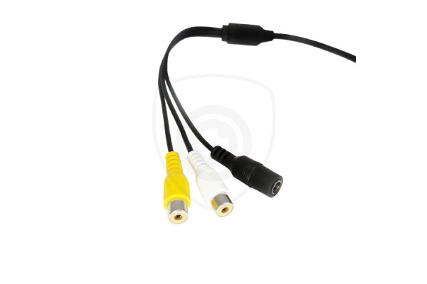 Redukce 4-PIN samice / 2x RCA samice + DC konektor samice