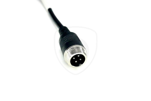 Redukce 4-PIN samec / 2x RCA samice + DC napájení samice