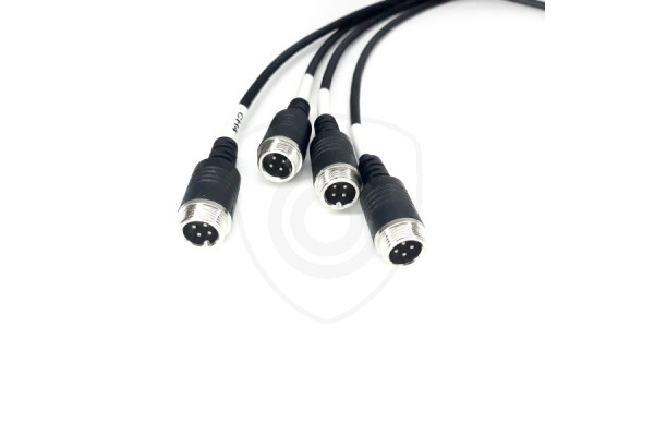 Pružný 4-PIN adaptér na propojení kamer s přívěsem nebo návěsem Pružný 4-PIN adaptér na propojení kamer s přívěsem nebo návěsem