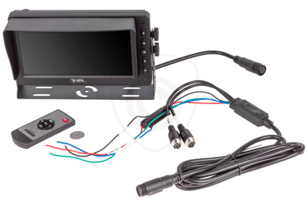 Monitor ke kameře na kamion, karavan, autobus, pracovní stroje, kombajn, traktor, návěs - VESTYS AHD 7″ Monitor pro užitkové vozy VESTYS AHD 7″