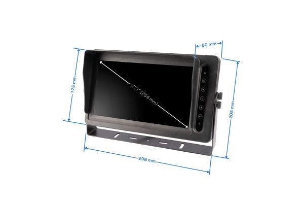 Vodotěsný AHD monitor 10,1″ Quad