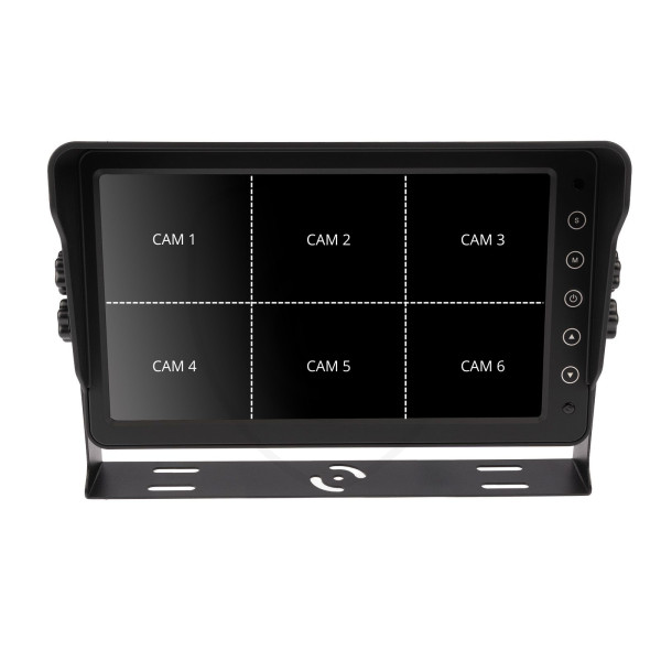 Rozdělení obrazovky AHD monitoru pro 6 kamer