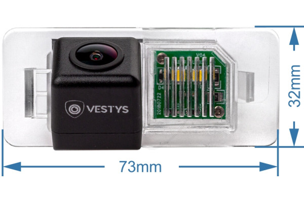 rozměr couvací kamery pro BMW 1, 2, 3, 4, 5, 7, X1, X3, X4, X5, X6