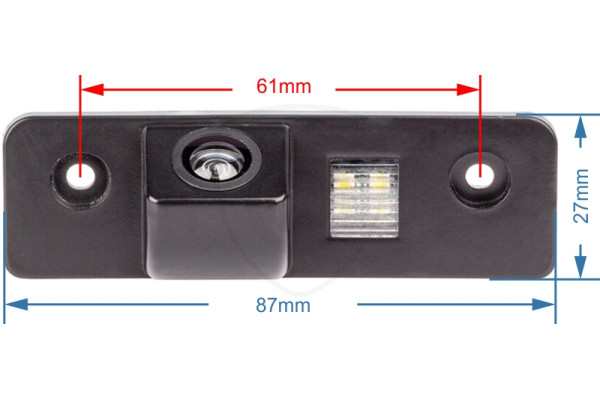 rozměr couvací kamery pro Ford Fusion, Fiesta, Mondeo