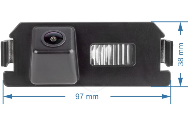 rozměr couvací kamery pro Hyundai i10, i20, i30, Veloster a Genesis
