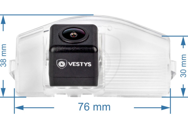 rozměr couvací kamery pro Mazda 2 a Mazda 3