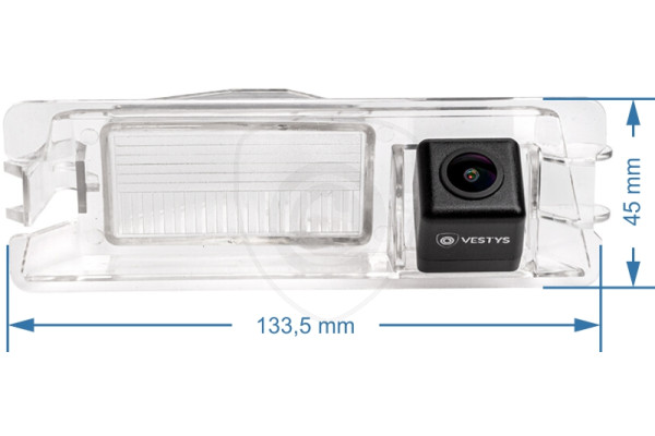 rozměr couvací kamery pro Nissan Micra