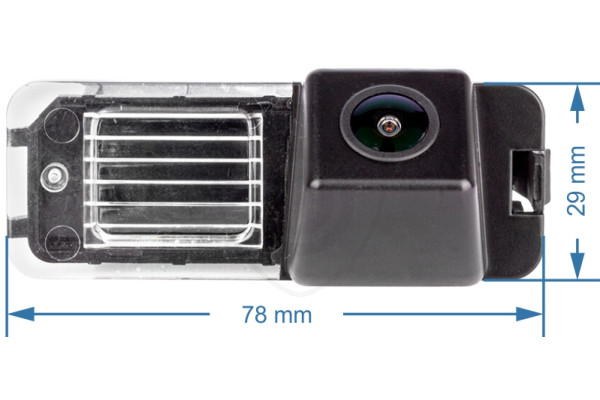 rozměr couvací kamery pro Volkswagen Polo, Golf, Scirroco, Beetle, EOS, Amarok, Passat a Phaeton