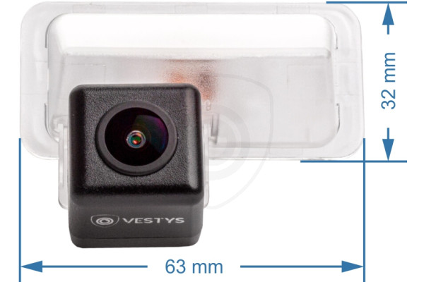 rozměr couvací kamery pro Toyota Corolla, Avensis, Auris, Verso, Yaris, Prius a ProAce