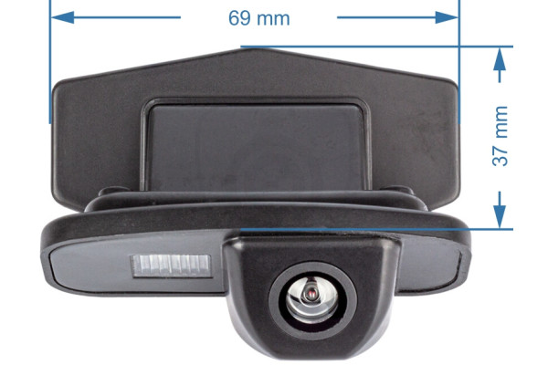 rozměr couvací kamery pro Honda Civic, Jazz, HR-V, FR-V, CR-V a Accord