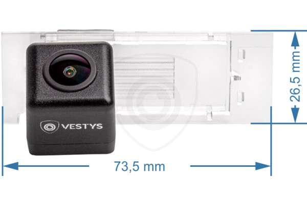 rozměr couvací kamery pro Dacia Logan a Sandero