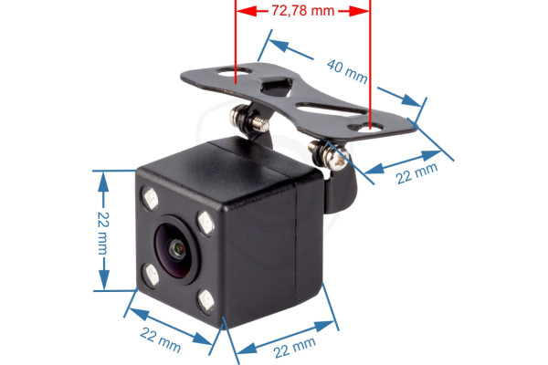 univerzální couvací kamera UNI-CUBE pro všechny typy vozidel