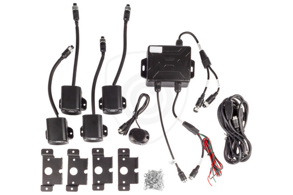 Odolné ultrazvukové couvací senzory pro nákladní a pracovní vozidla s propojením na kameru