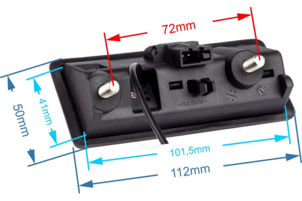 Couvací kamera Volkswagen Passat, Touareg, Tiguan, Golf, Touran, Sharan, Jetta Couvací kamera VW Passat, Touareg, Tiguan, Golf, Touran, Sharan, Jetta