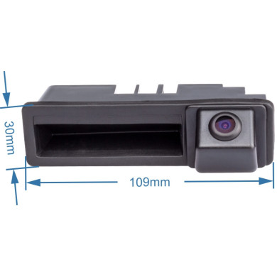 Audi couvací kamera - rukojeť kufru model 2