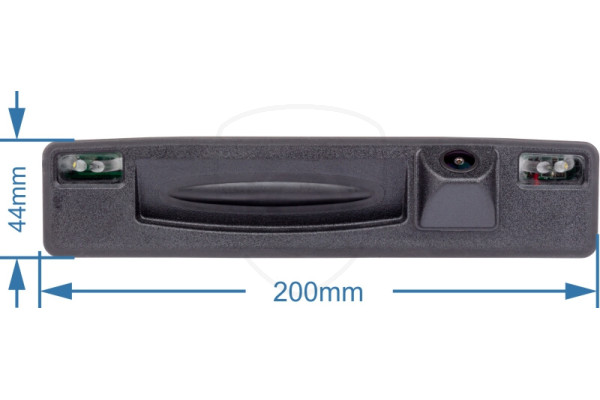 rozměry couvací kamery v rukojeti kufru pro Ford