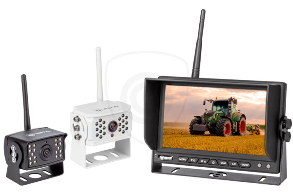 Bezdrátový set couvací kamera a monitor pro nákladní vozy, dodávky, kamiony, karavany, kombajny. traktory VESTYS AHD Bezdrátový set couvací kamera a monitor pro nákladní vozy, dodávky, kamiony, karavany, kombajny. traktory VESTYS AHD