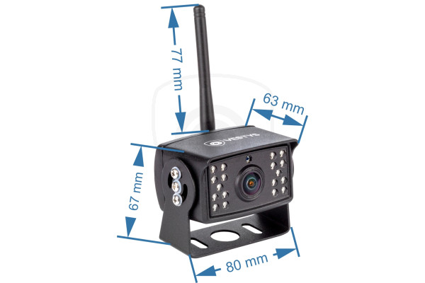 Bezdrátový set couvací kamera a monitor pro nákladní vozy, dodávky, kamiony, karavany, kombajny. traktory VESTYS AHD Bezdrátový set couvací kamera a monitor pro nákladní vozy, dodávky, kamiony, karavany, kombajny. traktory VESTYS AHD