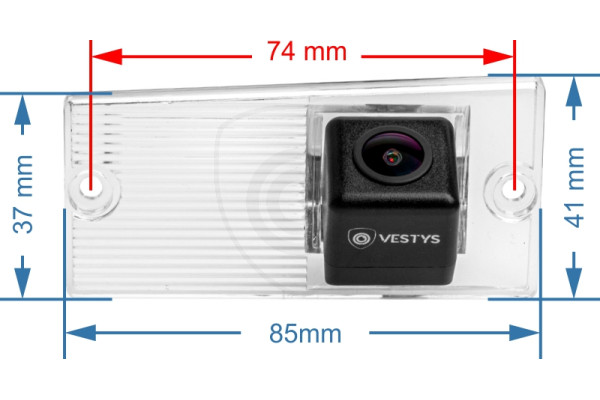 rozmery KIA couvací kamera - model 1
