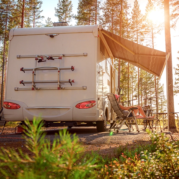 Couvací kamera karavan