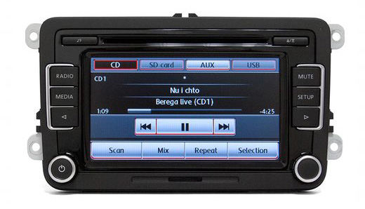 autoradio Volkswagen RCD510 / Škoda Bolero